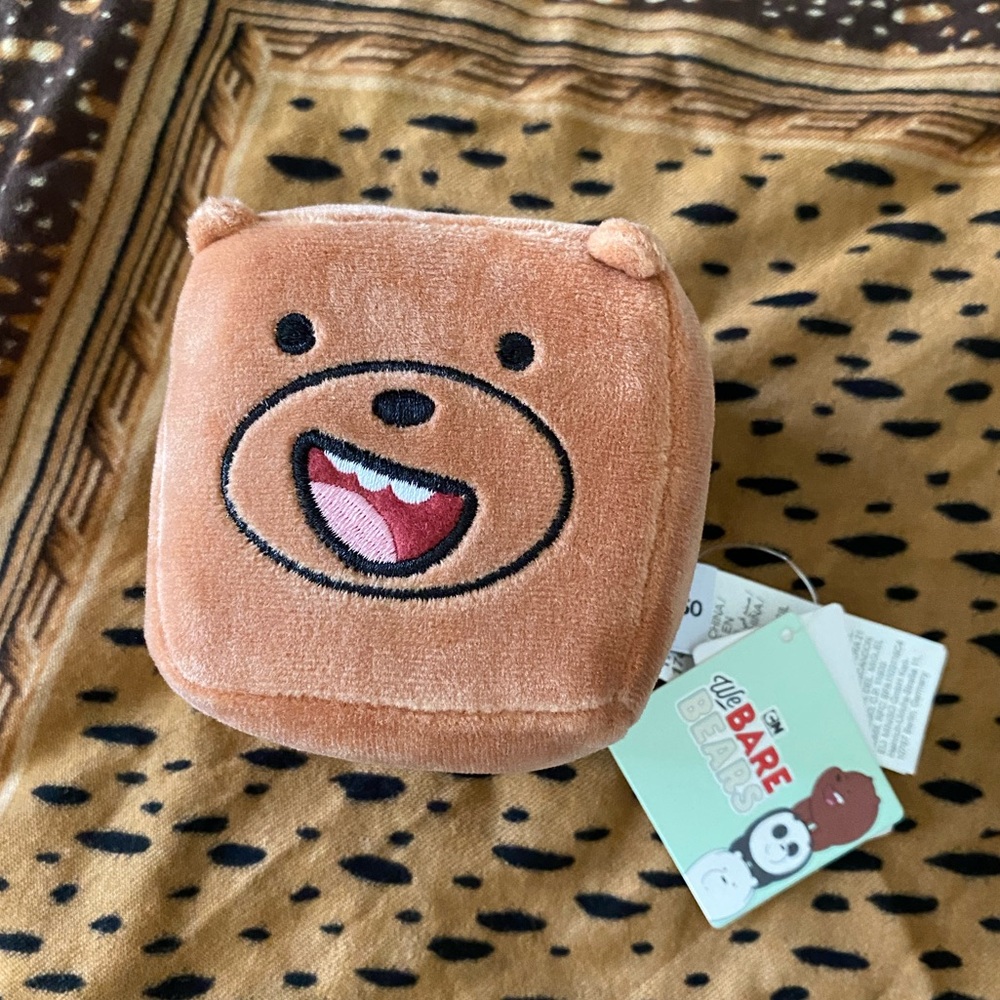 🍂 We Bare Bears cube plushie Miniso